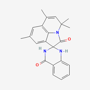 4,4,6,8-tetramethyl-1'H,4H-spiro[pyrrolo[3,2,1-ij]quinoline-1,2'-quinazoline]-2,4'(3'H)-dione