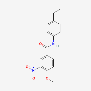 N-(4-ethylphenyl)-4-methoxy-3-nitrobenzamide