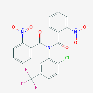 N-[2-chloro-5-(trifluoromethyl)phenyl]-2-nitro-N-(2-nitrobenzoyl)benzamide