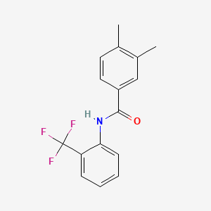 3,4-dimethyl-N-[2-(trifluoromethyl)phenyl]benzamide