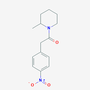 1-(2-Methylpiperidin-1-yl)-2-(4-nitrophenyl)ethanone