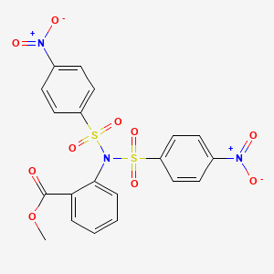 Methyl 2-{bis[(4-nitrophenyl)sulfonyl]amino}benzoate