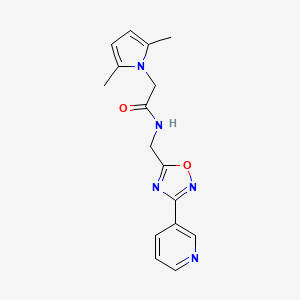 2-(2,5-dimethyl-1H-pyrrol-1-yl)-N-{[3-(pyridin-3-yl)-1,2,4-oxadiazol-5-yl]methyl}acetamide