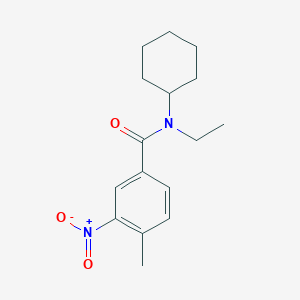 N-cyclohexyl-N-ethyl-4-methyl-3-nitrobenzamide