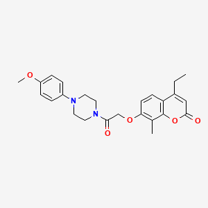 4-ethyl-7-{2-[4-(4-methoxyphenyl)piperazin-1-yl]-2-oxoethoxy}-8-methyl-2H-chromen-2-one