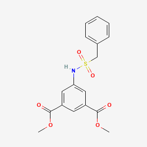 Dimethyl 5-[(benzylsulfonyl)amino]benzene-1,3-dicarboxylate