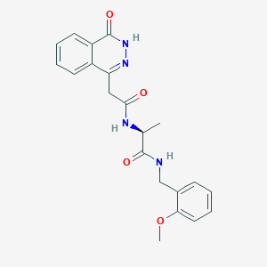 N-(2-methoxybenzyl)-N~2~-[(4-oxo-3,4-dihydrophthalazin-1-yl)acetyl]-L-alaninamide