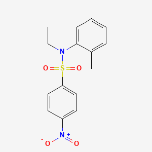 N-ethyl-N-(2-methylphenyl)-4-nitrobenzenesulfonamide