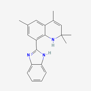 8-(1H-benzimidazol-2-yl)-2,2,4,6-tetramethyl-1,2-dihydroquinoline