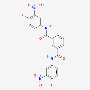 N,N'-bis(4-fluoro-3-nitrophenyl)benzene-1,3-dicarboxamide