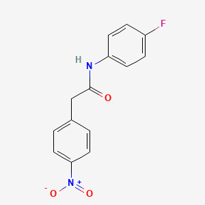 N-(4-fluorophenyl)-2-(4-nitrophenyl)acetamide