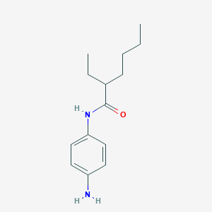 molecular formula C14H22N2O B11025901 N-(4-aminophenyl)-2-ethylhexanamide 