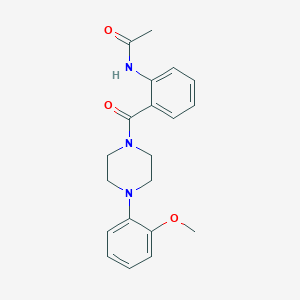 N-(2-{[4-(2-methoxyphenyl)piperazin-1-yl]carbonyl}phenyl)acetamide