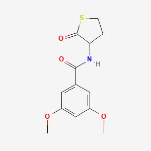 3,5-dimethoxy-N-(2-oxotetrahydrothiophen-3-yl)benzamide