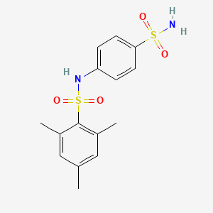 2,4,6-trimethyl-N-(4-sulfamoylphenyl)benzenesulfonamide