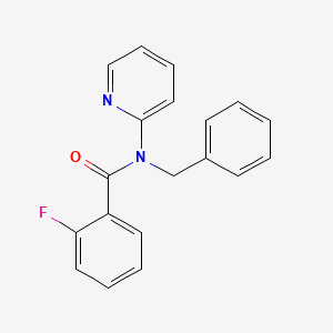 N-benzyl-2-fluoro-N-(pyridin-2-yl)benzamide