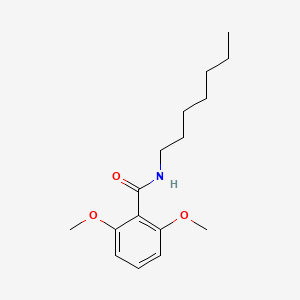 molecular formula C16H25NO3 B11025992 N-heptyl-2,6-dimethoxybenzamide 