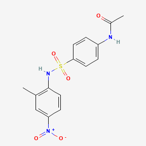 N-{4-[(2-methyl-4-nitrophenyl)sulfamoyl]phenyl}acetamide