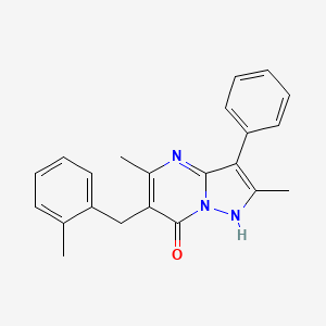 2,5-dimethyl-6-(2-methylbenzyl)-3-phenylpyrazolo[1,5-a]pyrimidin-7(4H)-one