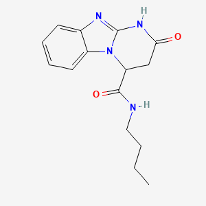 N-butyl-2-oxo-1,2,3,4-tetrahydropyrimido[1,2-a]benzimidazole-4-carboxamide