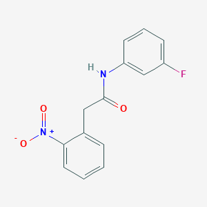 N-(3-fluorophenyl)-2-(2-nitrophenyl)acetamide