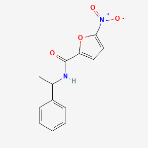 5-nitro-N-(1-phenylethyl)furan-2-carboxamide