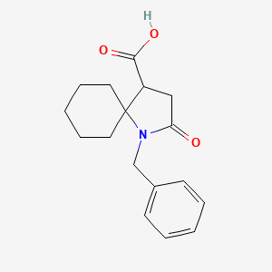 1-Benzyl-2-oxo-1-azaspiro[4.5]decane-4-carboxylic acid