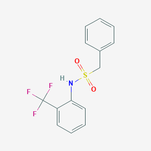 1-phenyl-N-[2-(trifluoromethyl)phenyl]methanesulfonamide