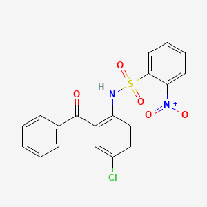 N-(2-benzoyl-4-chlorophenyl)-2-nitrobenzenesulfonamide