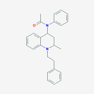 molecular formula C26H28N2O B11026406 N-[2-methyl-1-(2-phenylethyl)-1,2,3,4-tetrahydroquinolin-4-yl]-N-phenylacetamide 