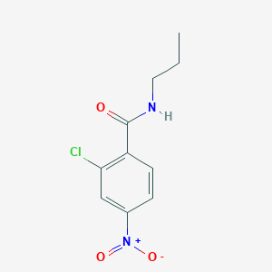 molecular formula C10H11ClN2O3 B11026428 2-chloro-4-nitro-N-propylbenzamide 