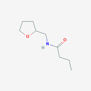 molecular formula C9H17NO2 B11026456 Butanamide, N-tetrahydrofurfuryl- 