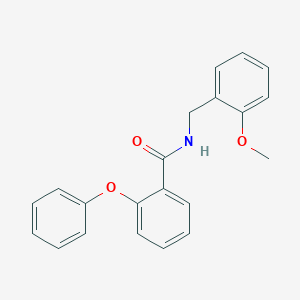 molecular formula C21H19NO3 B11026500 N-(2-methoxybenzyl)-2-phenoxybenzamide 