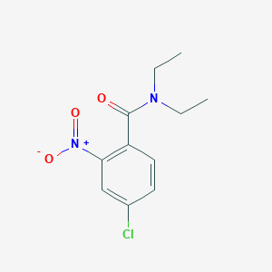 molecular formula C11H13ClN2O3 B11026579 4-chloro-N,N-diethyl-2-nitrobenzamide 