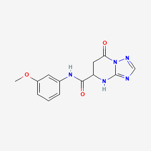 N-(3-methoxyphenyl)-7-oxo-4,5,6,7-tetrahydro[1,2,4]triazolo[1,5-a]pyrimidine-5-carboxamide