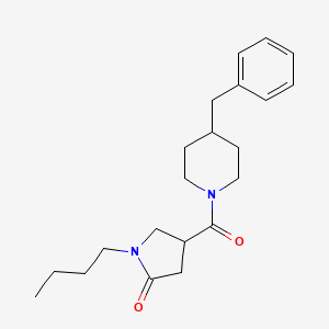 4-[(4-Benzylpiperidin-1-yl)carbonyl]-1-butylpyrrolidin-2-one