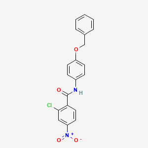 N-[4-(benzyloxy)phenyl]-2-chloro-4-nitrobenzamide