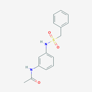 N-{3-[(benzylsulfonyl)amino]phenyl}acetamide