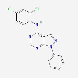 N-(2,4-dichlorophenyl)-1-phenyl-1H-pyrazolo[3,4-d]pyrimidin-4-amine