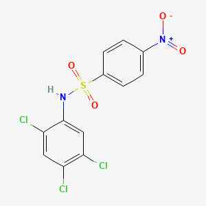 4-nitro-N-(2,4,5-trichlorophenyl)benzenesulfonamide