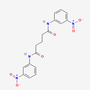 N,N'-bis(3-nitrophenyl)pentanediamide