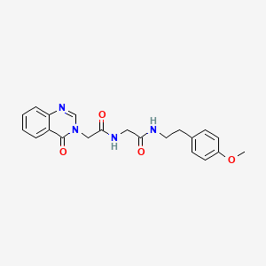 N-[2-(4-methoxyphenyl)ethyl]-N~2~-[(4-oxoquinazolin-3(4H)-yl)acetyl]glycinamide