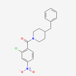 4-Benzyl-1-(2-chloro-4-nitrobenzoyl)piperidine