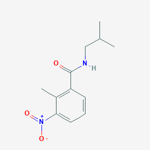 molecular formula C12H16N2O3 B11027313 2-methyl-N-(2-methylpropyl)-3-nitrobenzamide 