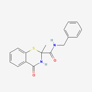 N-benzyl-2-methyl-4-oxo-3,4-dihydro-2H-1,3-benzothiazine-2-carboxamide