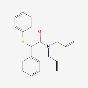 2-phenyl-2-(phenylsulfanyl)-N,N-di(prop-2-en-1-yl)acetamide