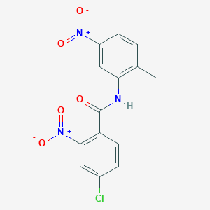 4-Chloro-N-(2-methyl-5-nitrophenyl)-2-nitrobenzamide