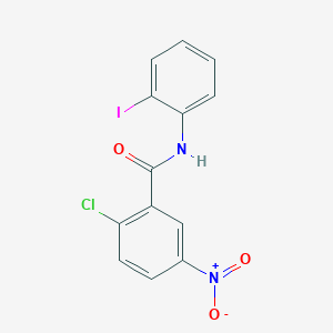 2-chloro-N-(2-iodophenyl)-5-nitrobenzamide