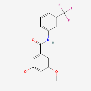 3,5-dimethoxy-N-[3-(trifluoromethyl)phenyl]benzamide