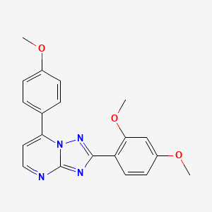 2-(2,4-Dimethoxyphenyl)-7-(4-methoxyphenyl)[1,2,4]triazolo[1,5-a]pyrimidine